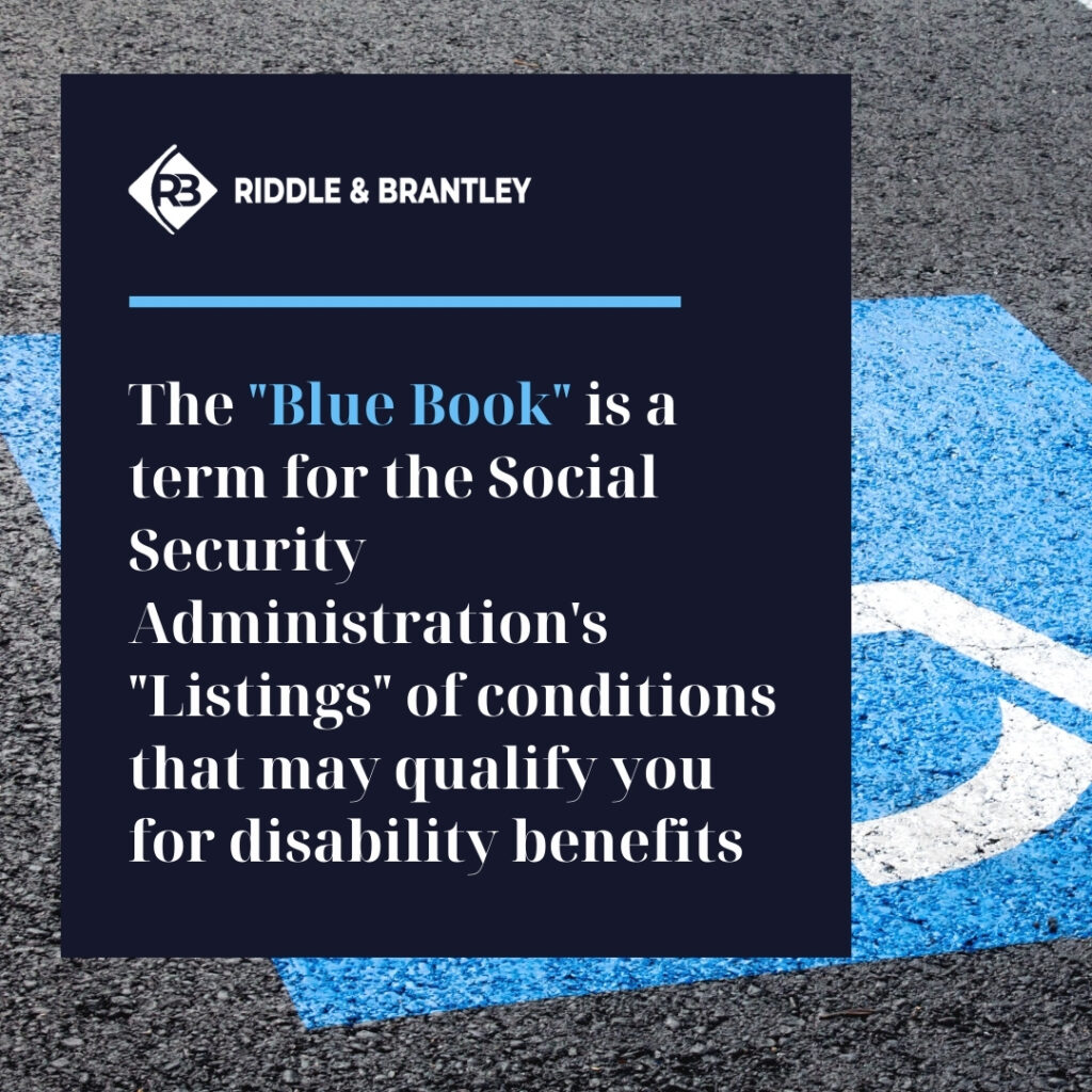 What is the Disability Blue Book_ - Riddle & Riddle