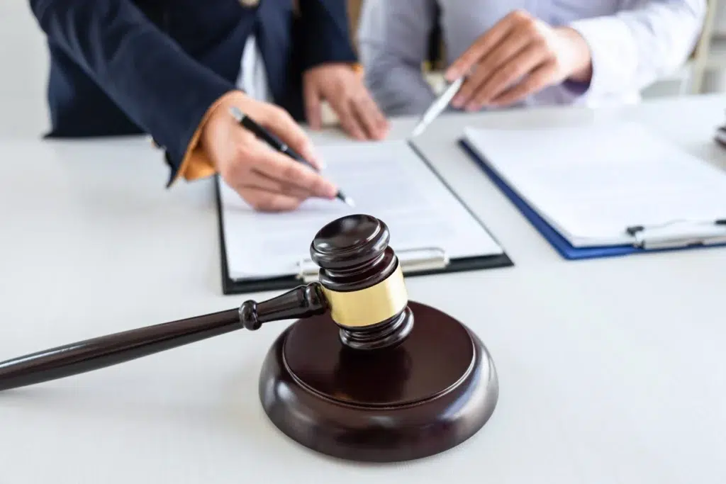 Gavel and claim forms