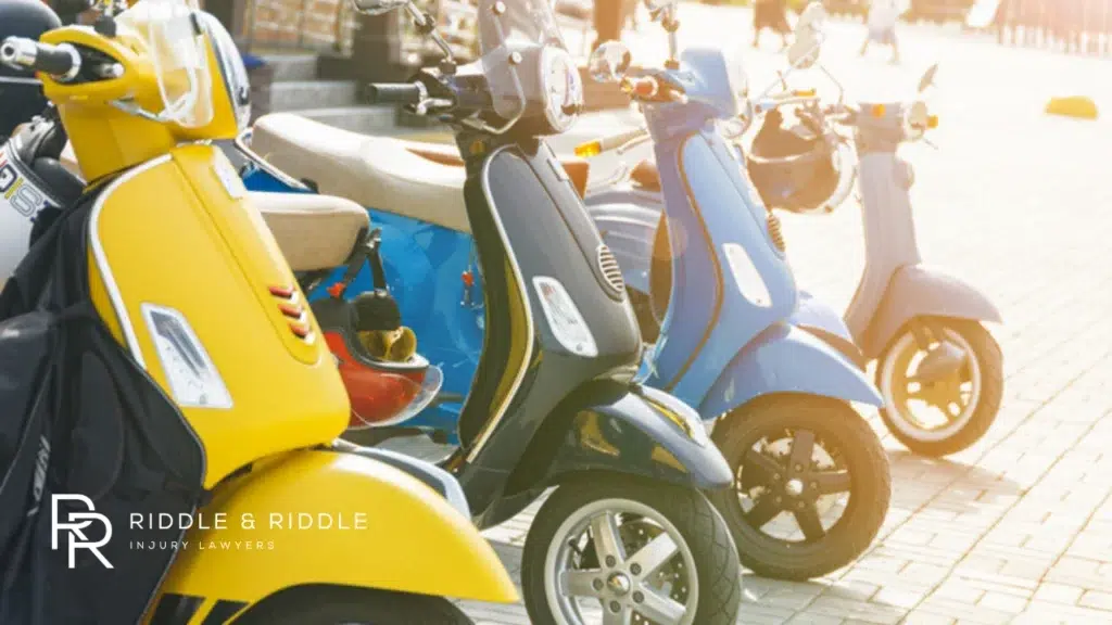 classic-style mopeds or motor scooters