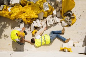 Photo of a construction accident