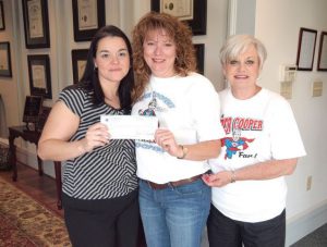 Donations for the American Cancer Society’s Relay for Life