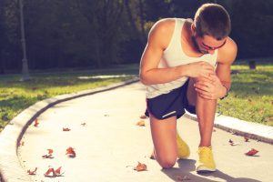 Runner During a Track Race