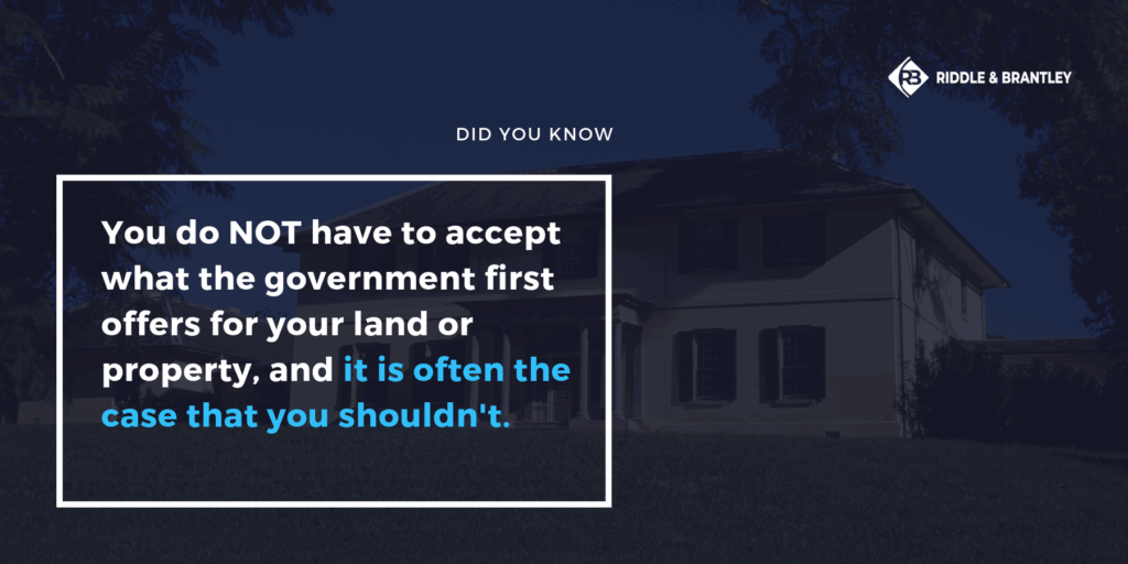 Just Compensation in Eminent Domain - Riddle & Riddle