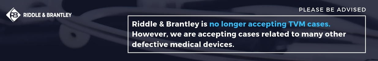 Riddle & Brantley - No Longer Accepting TVM Cases (1)