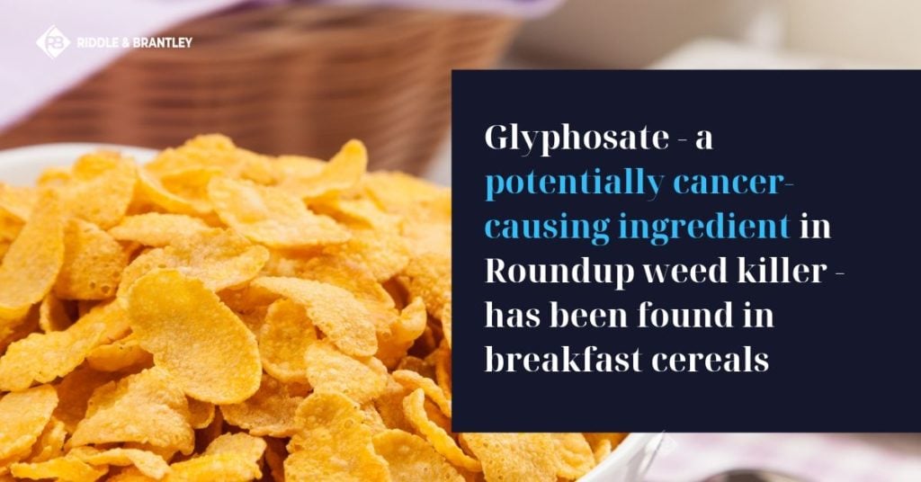 Glyphosate Has Been Found in Breakfast Cereals