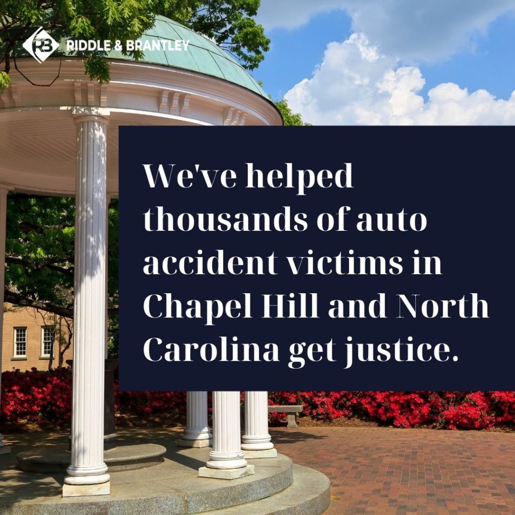 Abogado de Accidente de Coche con Experiencia en Chapel Hill - Riddle &amp; Brantley