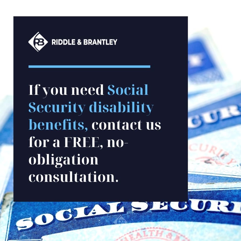 Social Security Disability Lawyer in North Carolina - Riddle & Riddle