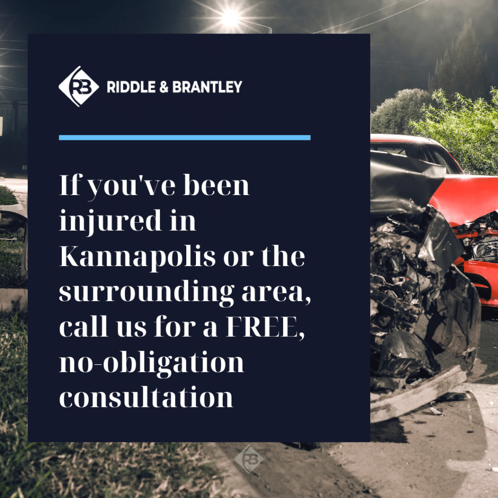 Póngase en contacto con nuestros abogados de accidentes automovilísticos NC con experiencia en Kannapolis para una revisión del caso GRATIS