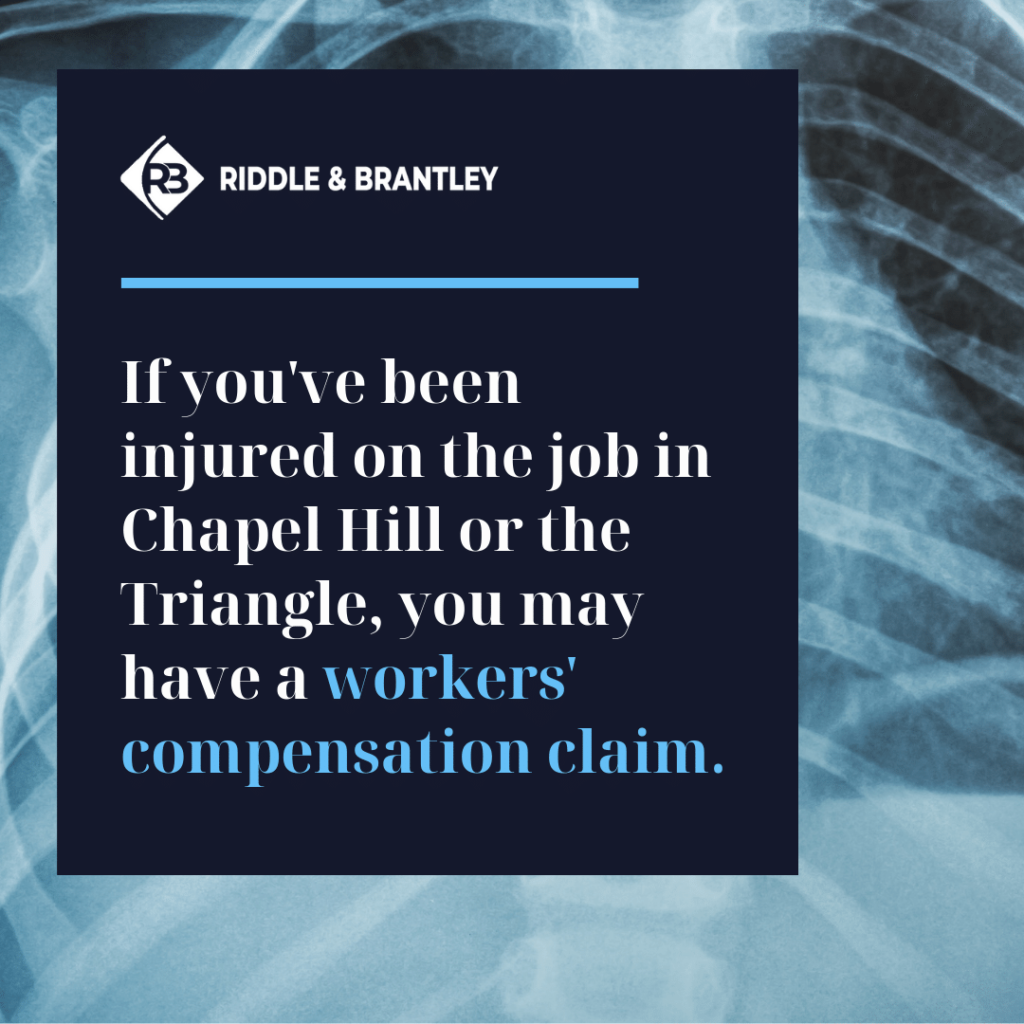 Compensación de Trabajadores Abogado con Experiencia en Chapel Hill NC - Riddle &amp; Brantley