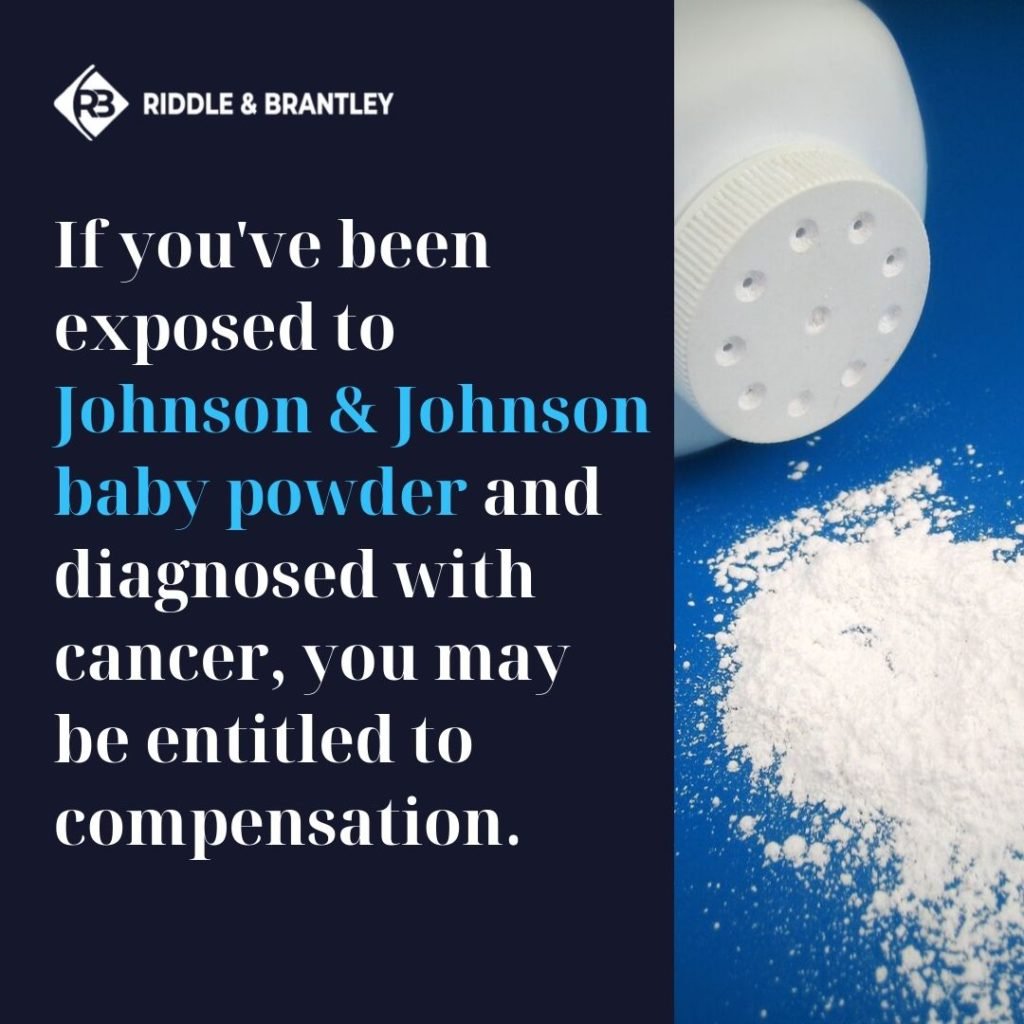 Baby Powder Cancer Lawsuit Attorneys - Riddle & Brantley