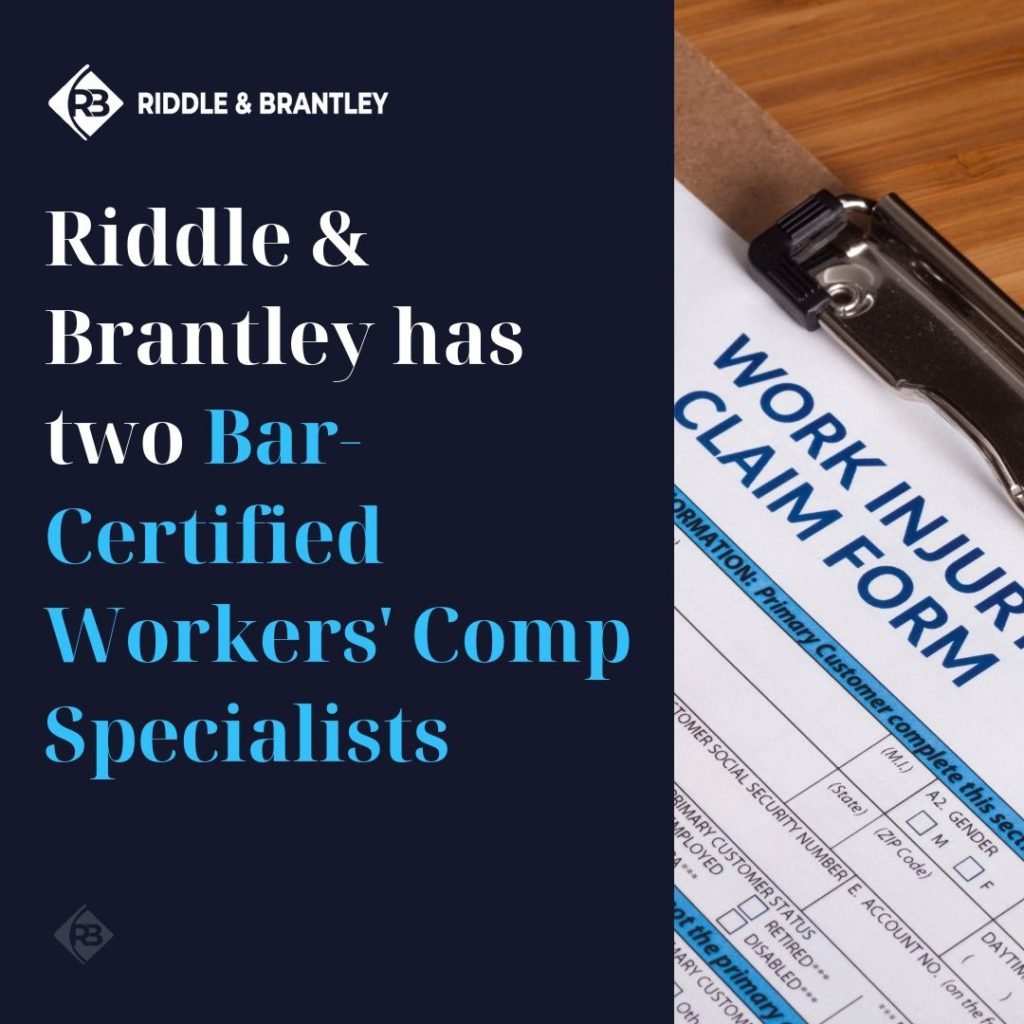 Bar-Certificado Workers Comp Especialistas - Riddle y Brantley