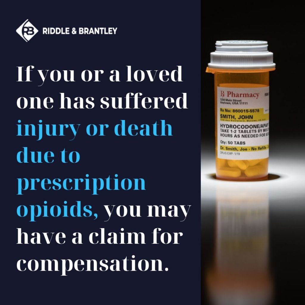 Opioides Abogados Demanda - Riddle y Brantley