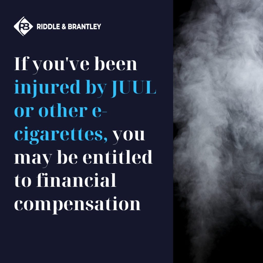 JUUL Lawsuit Lawyer - Riddle & Brantley - NC Injury Attorneys