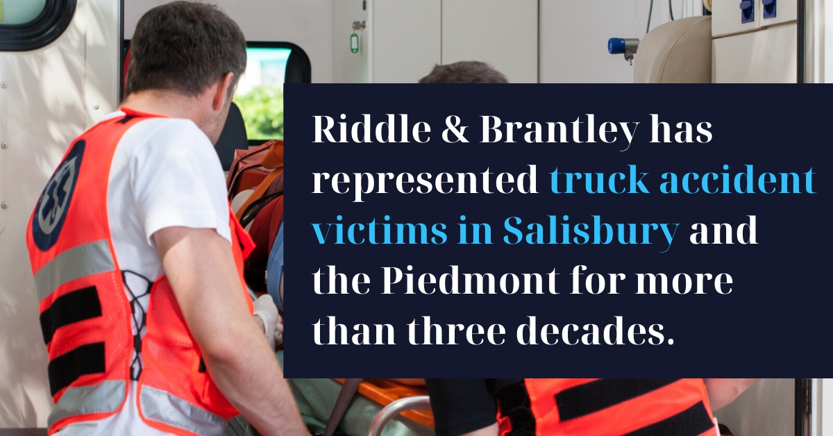 Salisbury Truck Accident Lawyer | Riddle & Brantley - Justice Counts