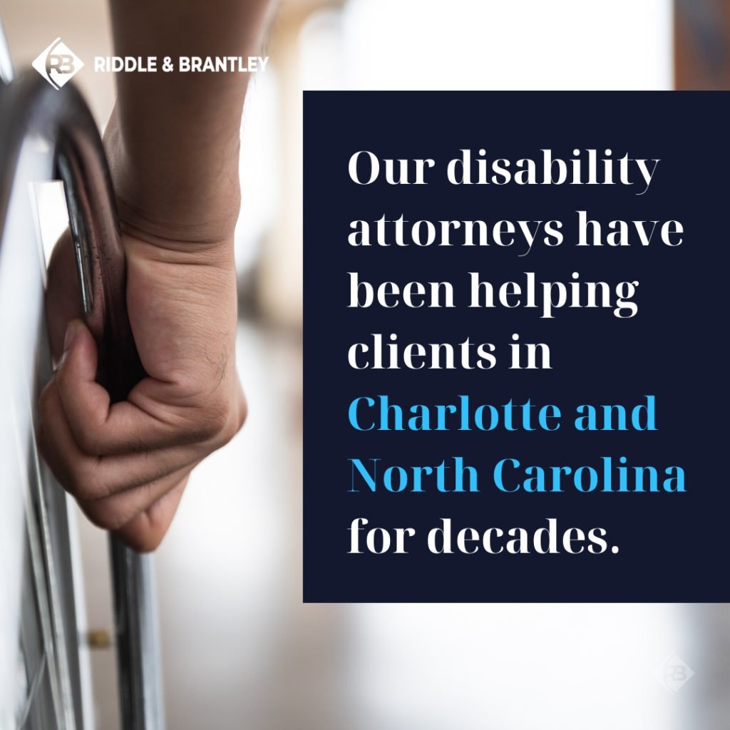Disability Attorneys Helping Clients in Charlotte NC - Riddle & Brantley