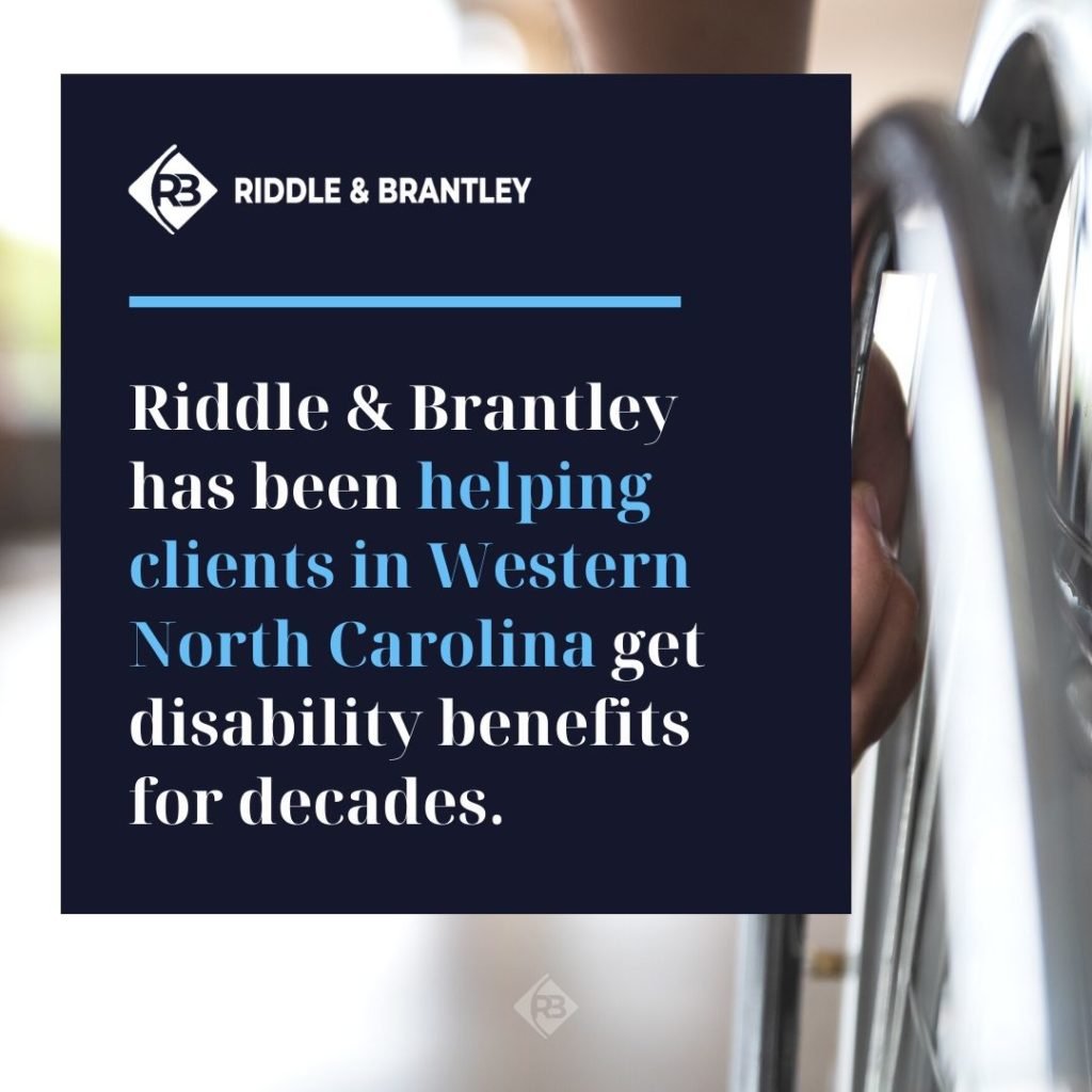 Riddle &amp; Brantley - Abogados de Discapacidad Ayudando a Clientes en Asheville NC