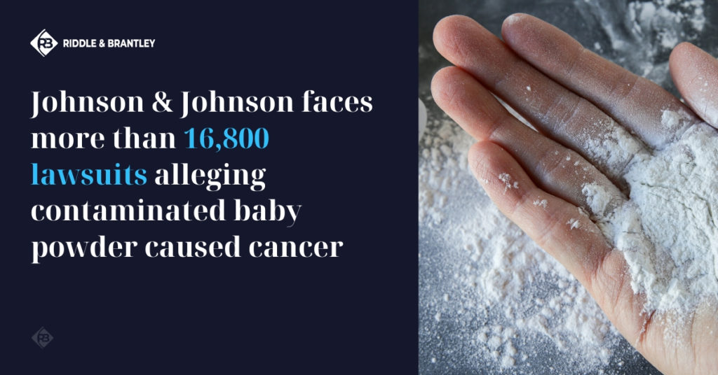 Johnson &amp; Johnson se enfrenta a demandas por polvos de talco