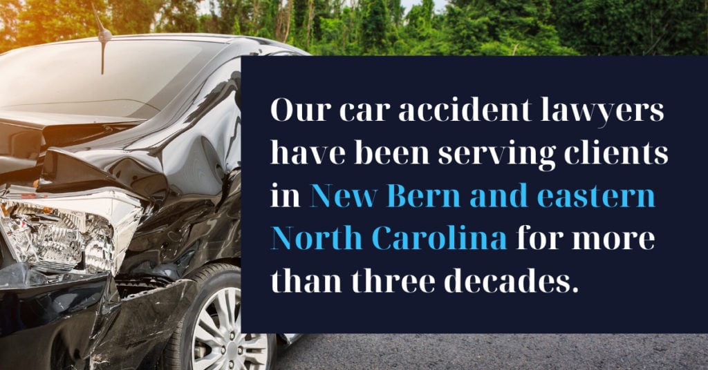 Abogado de accidente de coche al servicio de New Bern Carolina del Norte - Riddle &amp; Brantley