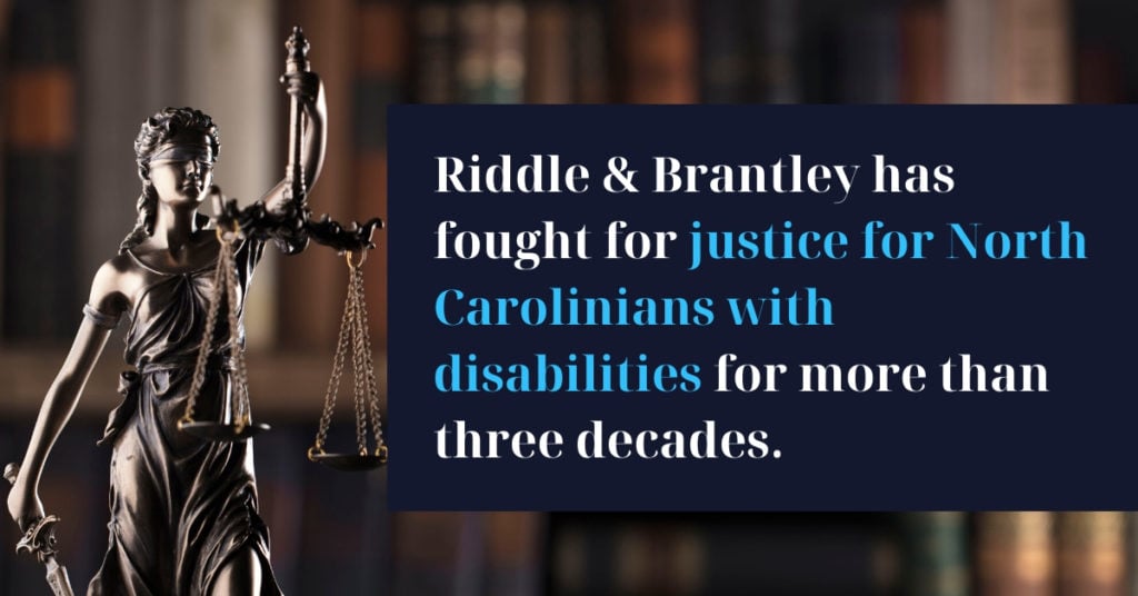 Discapacidad Abogado Sirviendo Asheboro Carolina del Norte - Riddle y Brantley