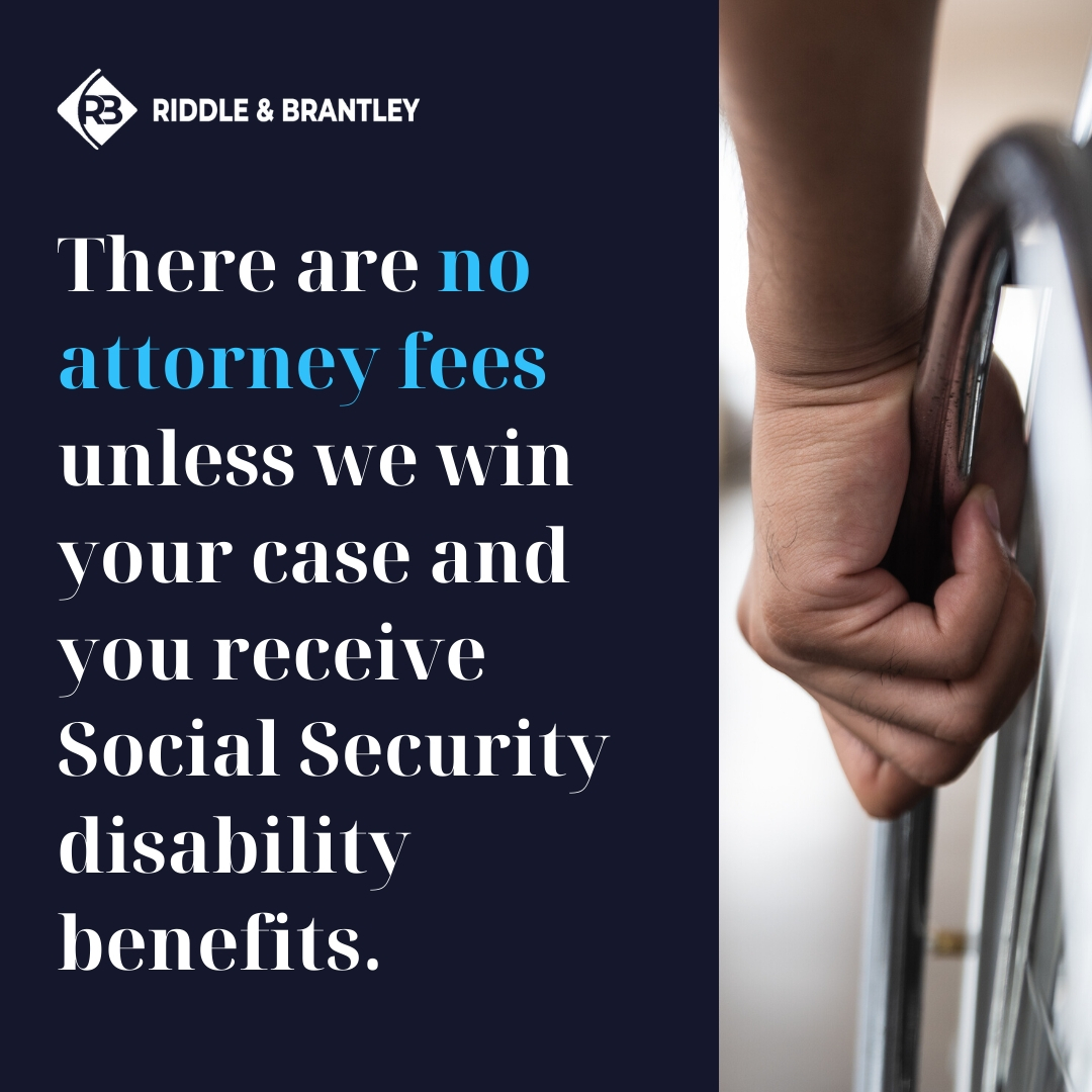 How Much Does A Disability Lawyer Cost? - Riddle & Brantley Accident ...