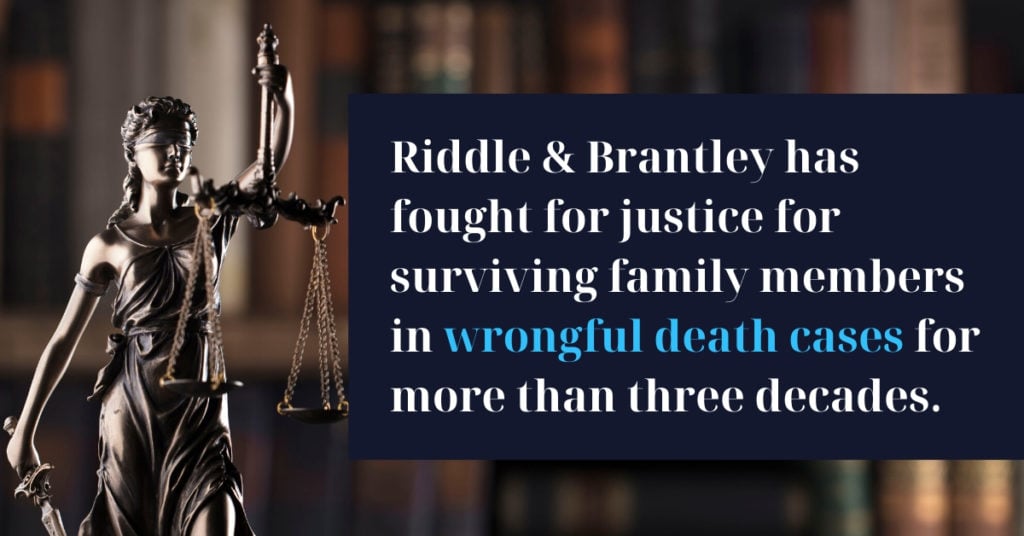 Wrongful Death Lawyer Serving Greensboro NC - Riddle & Brantley