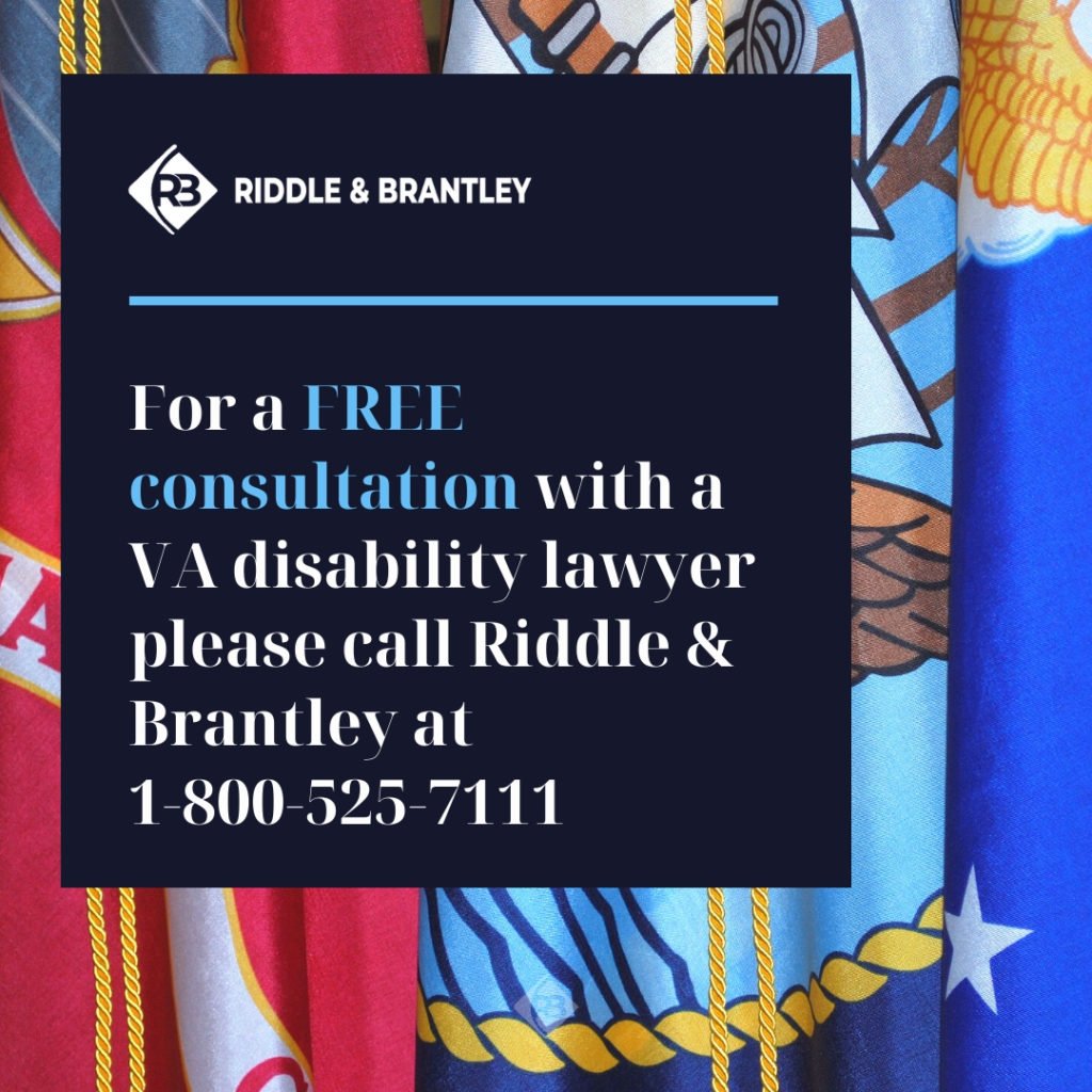 Fayetteville Veterans Benefits Lawyer - Riddle & Brantley