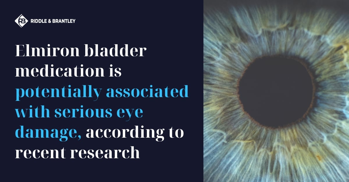 Potential Elmiron Eye Damage - Riddle & Brantley