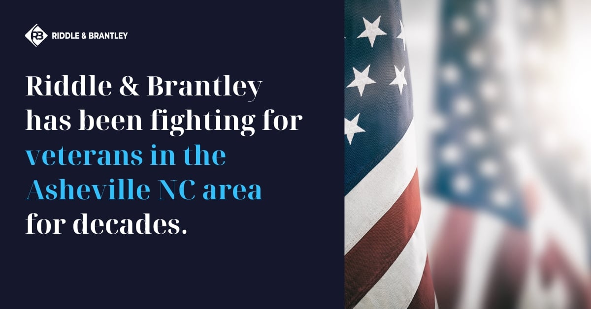 Abogado de Beneficios de Veteranos Sirviendo Asheville NC - Riddle &amp; Brantley
