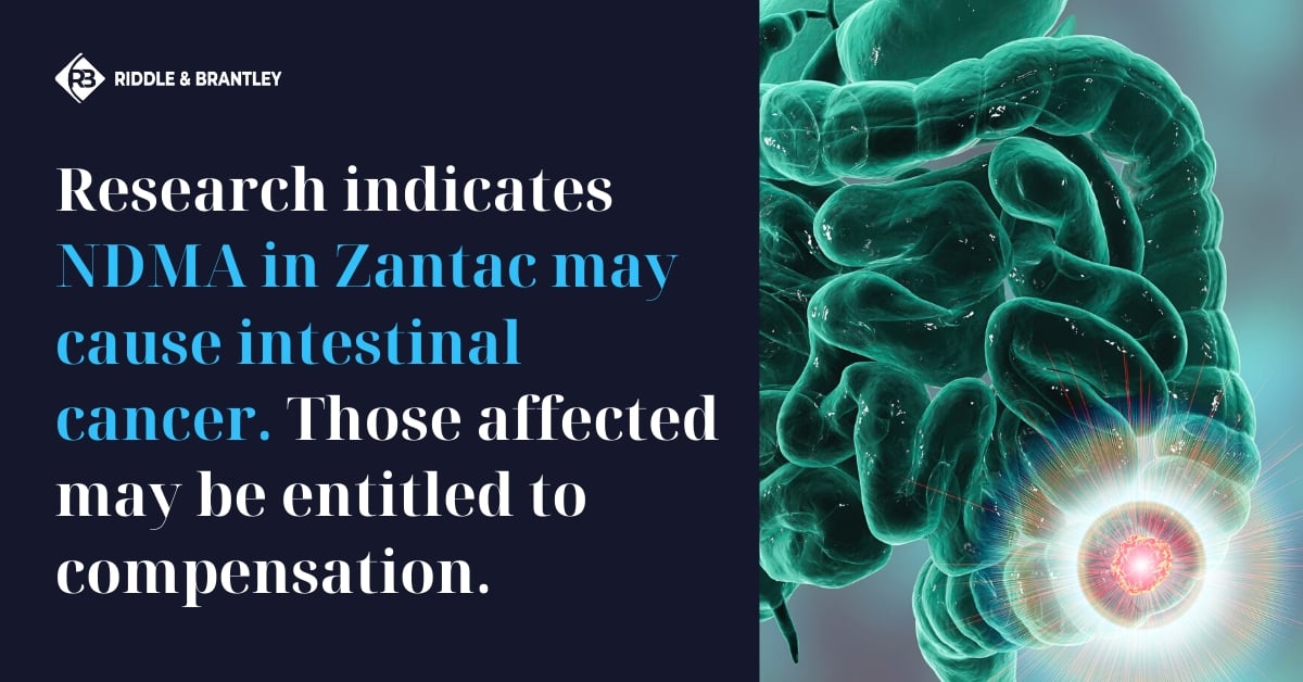 Does Zantac Cause Intestinal Cancer - Riddle & Brantley
