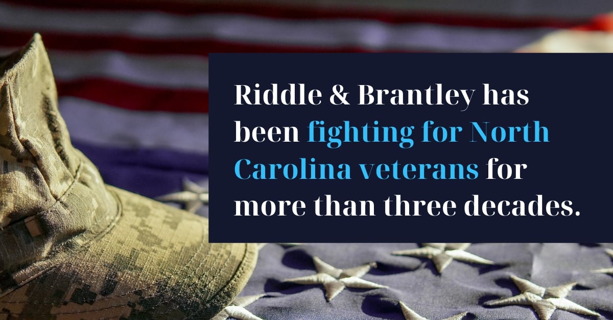 Abogado de Beneficios de Veteranos Sirviendo Hickory NC - Riddle &amp; Brantley