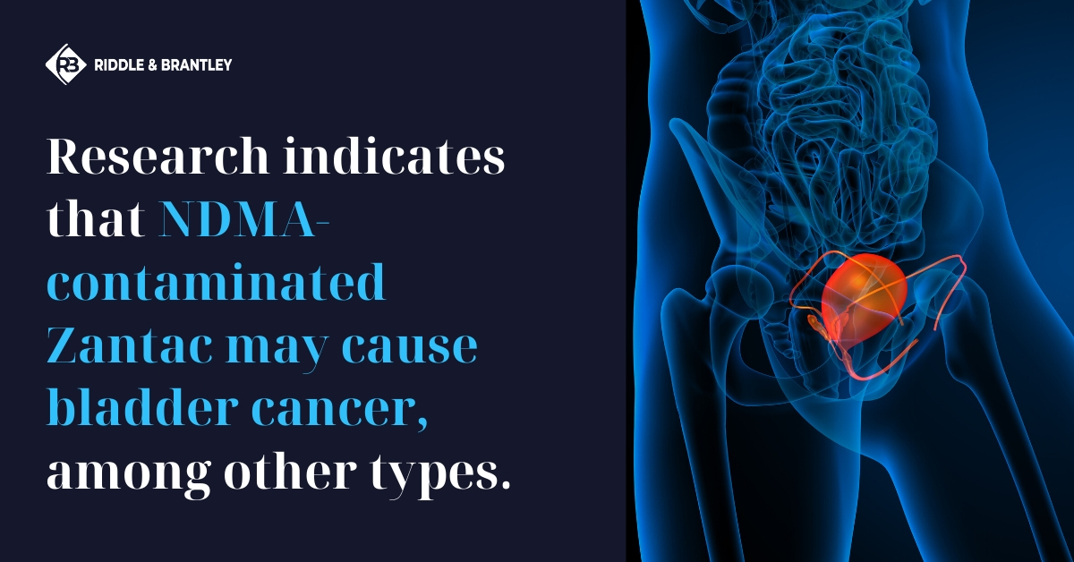 Zantac Bladder Cancer Risk - Riddle & Brantley