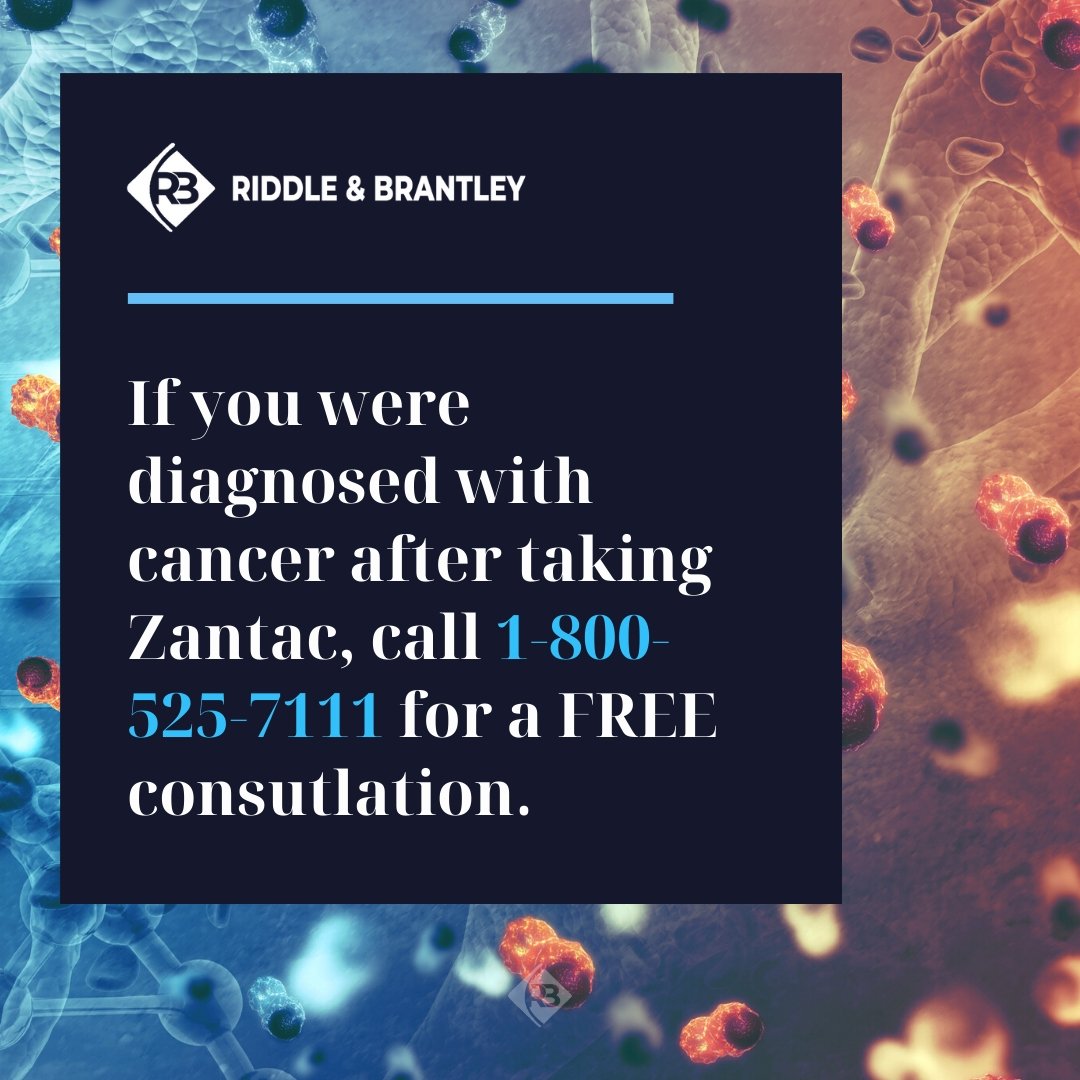 Abogado de Zantac investiga demandas por cáncer - Riddle &amp; Brantley