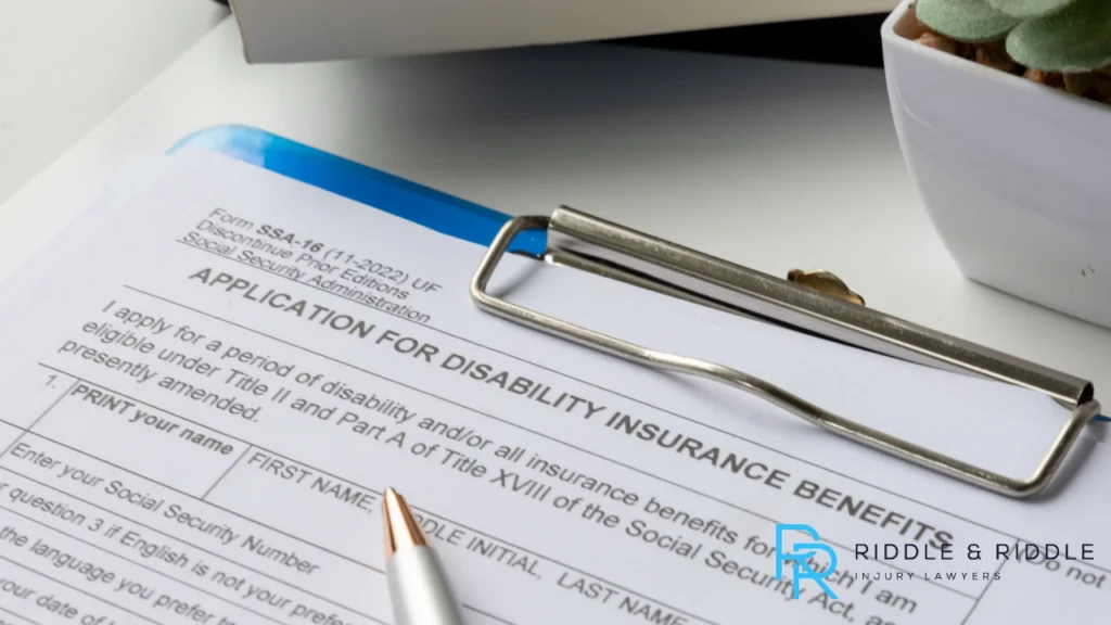 Application for disability insurance benefits