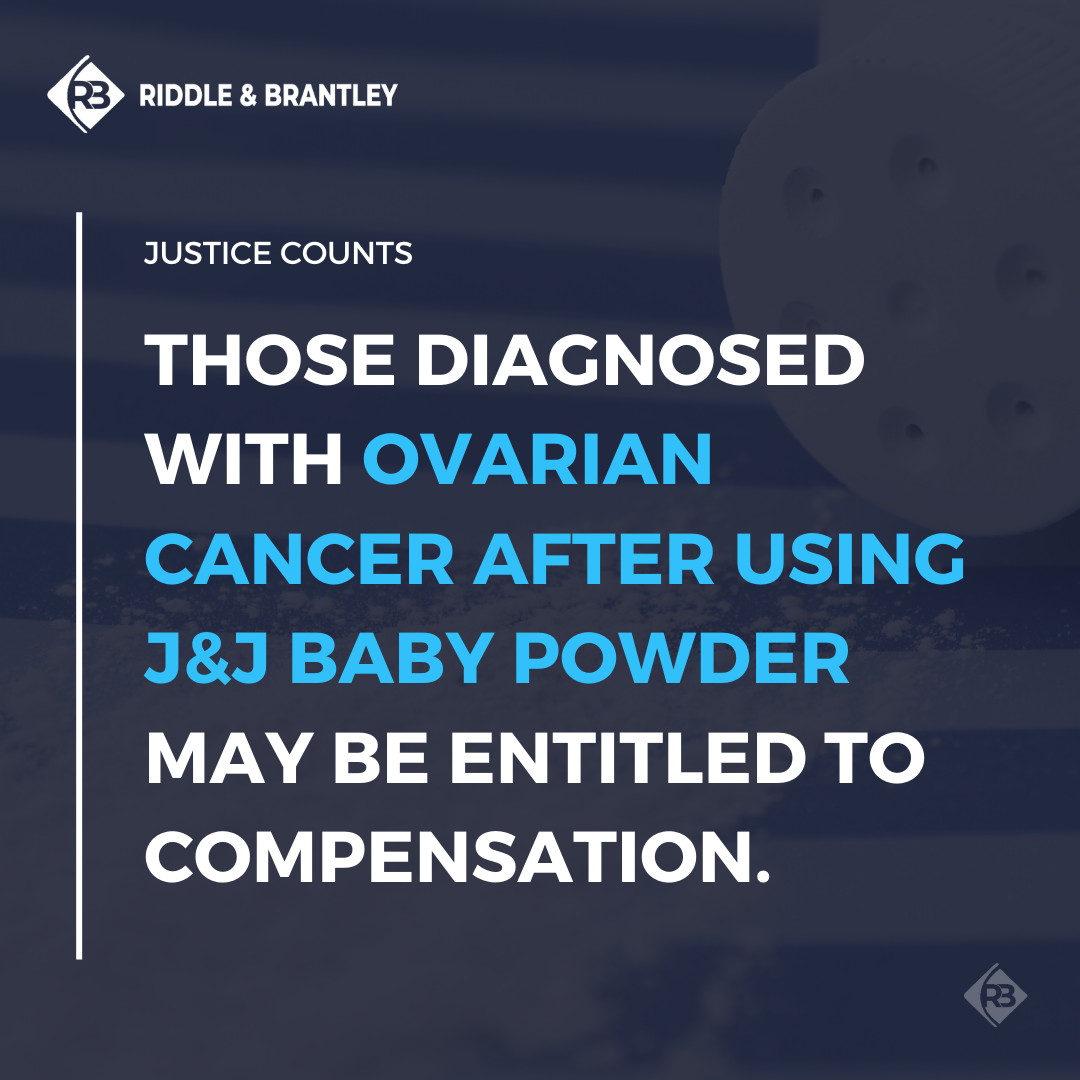 Baby Powder Ovarian Cancer Lawsuit - Riddle & Brantley Law Firm