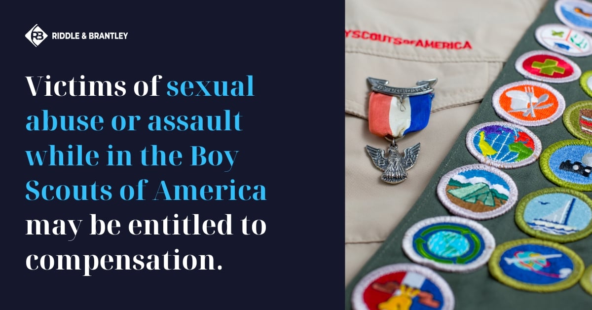 Demandas por abuso sexual de los Boy Scouts - Riddle &amp; Brantley