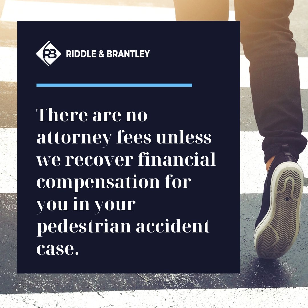 Pedestrian Accident Lawyer in Fayetteville NC - Riddle & Brantley