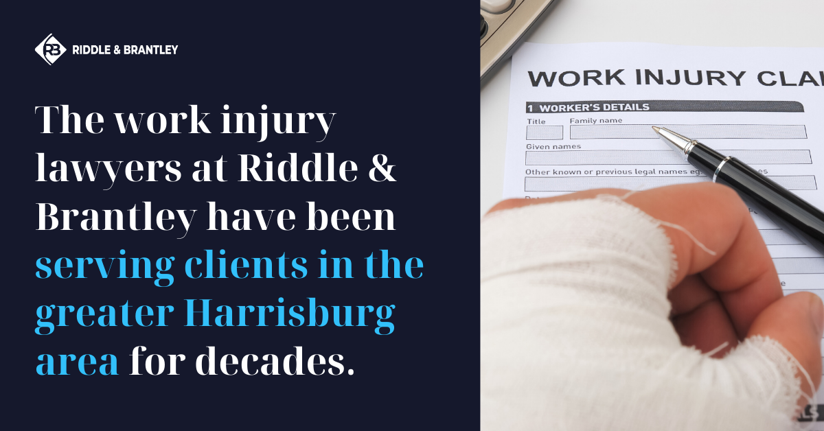 Harrisburg Work Injury Lawyer | Riddle & Brantley - Justice Counts