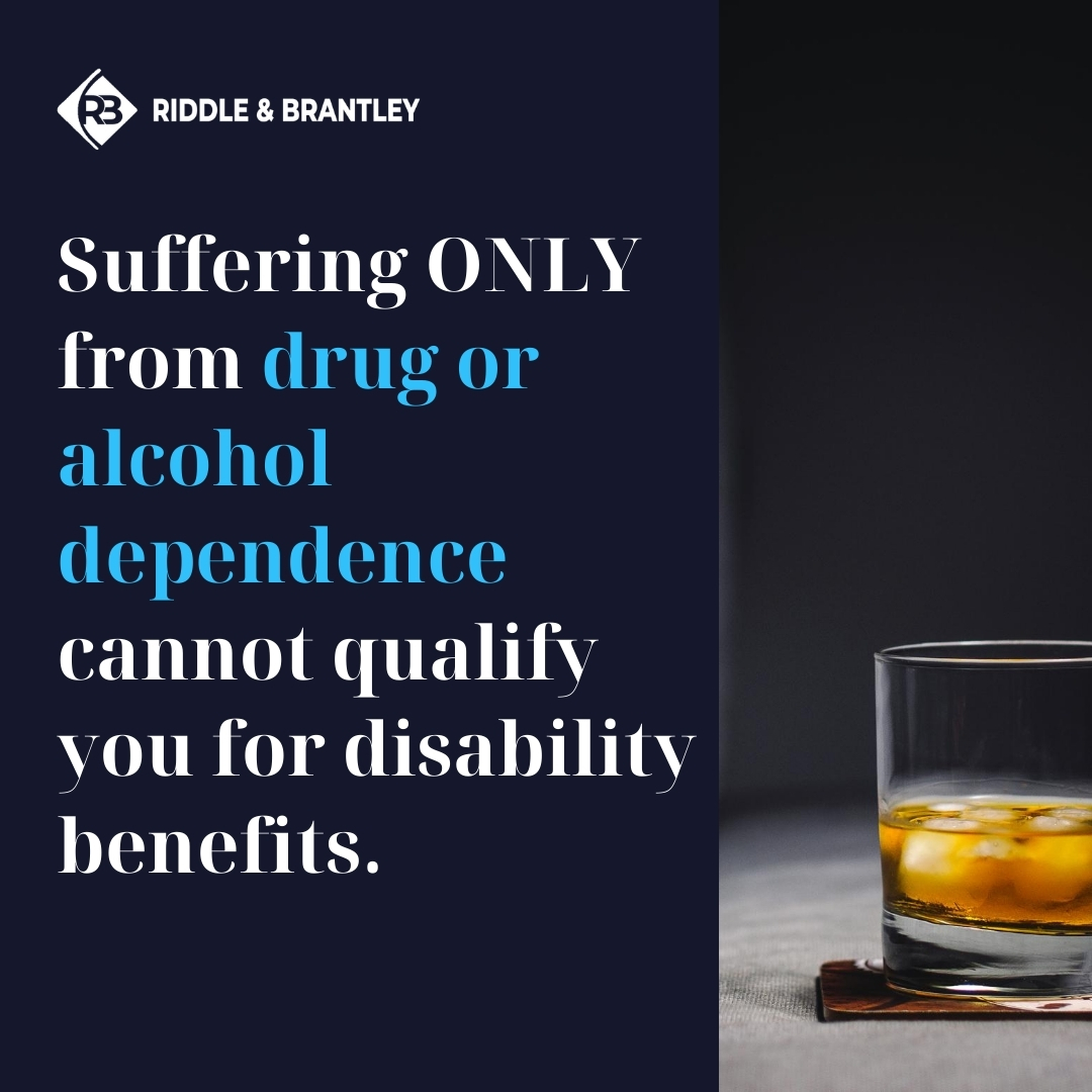 Alcohol and Drug Dependence and Disability - Riddle & Brantley