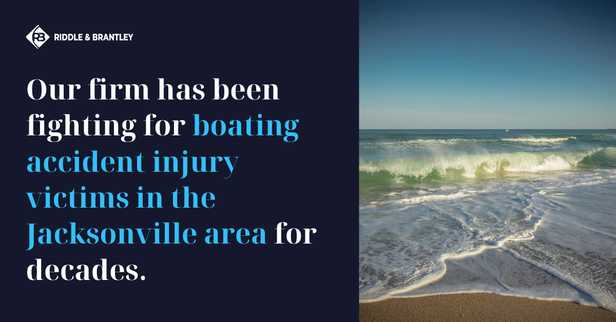 Boat Accident Lawyer Serving Jacksonville NC - Riddle & Brantley