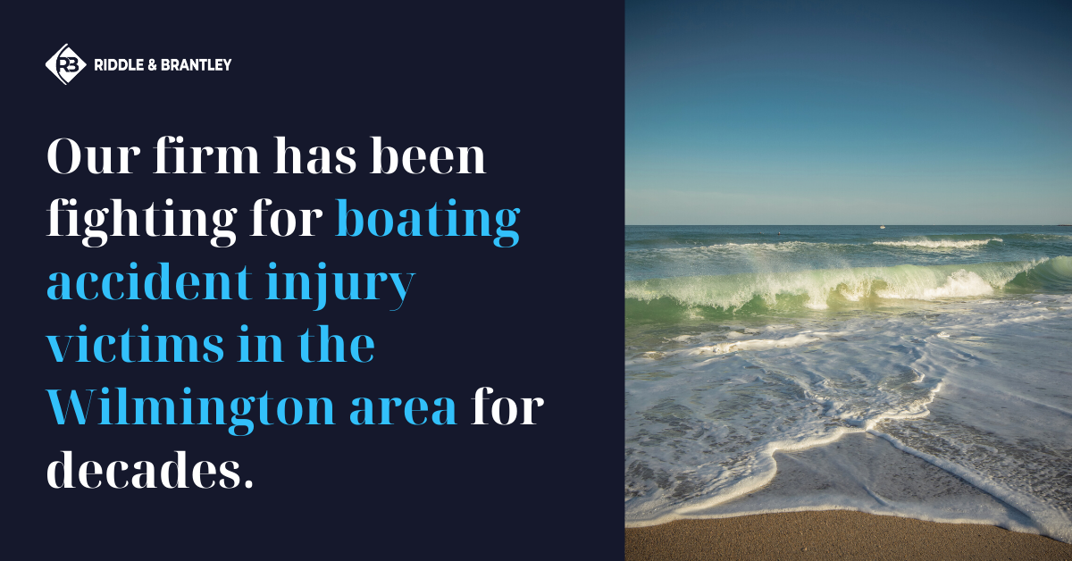Boat Accident Lawyer Serving Wilmington NC - Riddle & Brantley