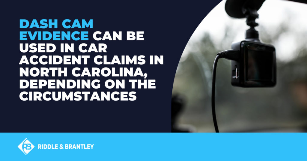 Is Dashcam Footage Permissible Evidence for a Car Accident Claim?