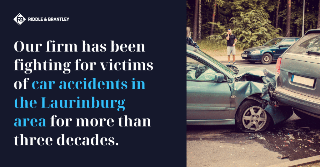 Laurinburg Abogado de Accidente de Coche Riddle y Brantley La