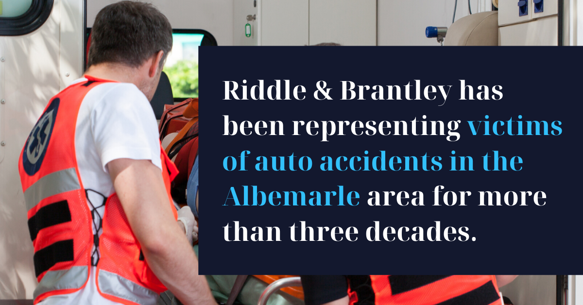 Abogados de accidentes de coche al servicio de Albemarle NC - Riddle y Brantley