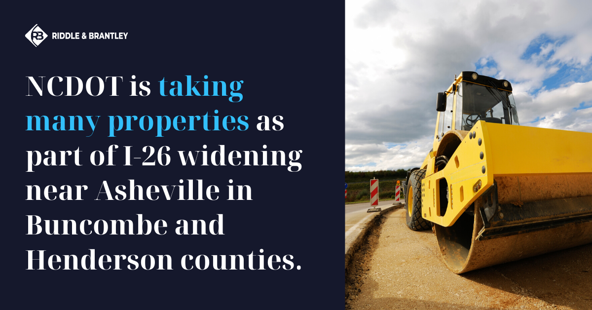 I-26 Improvements near Asheville Eminent Domain - Riddle & Riddle