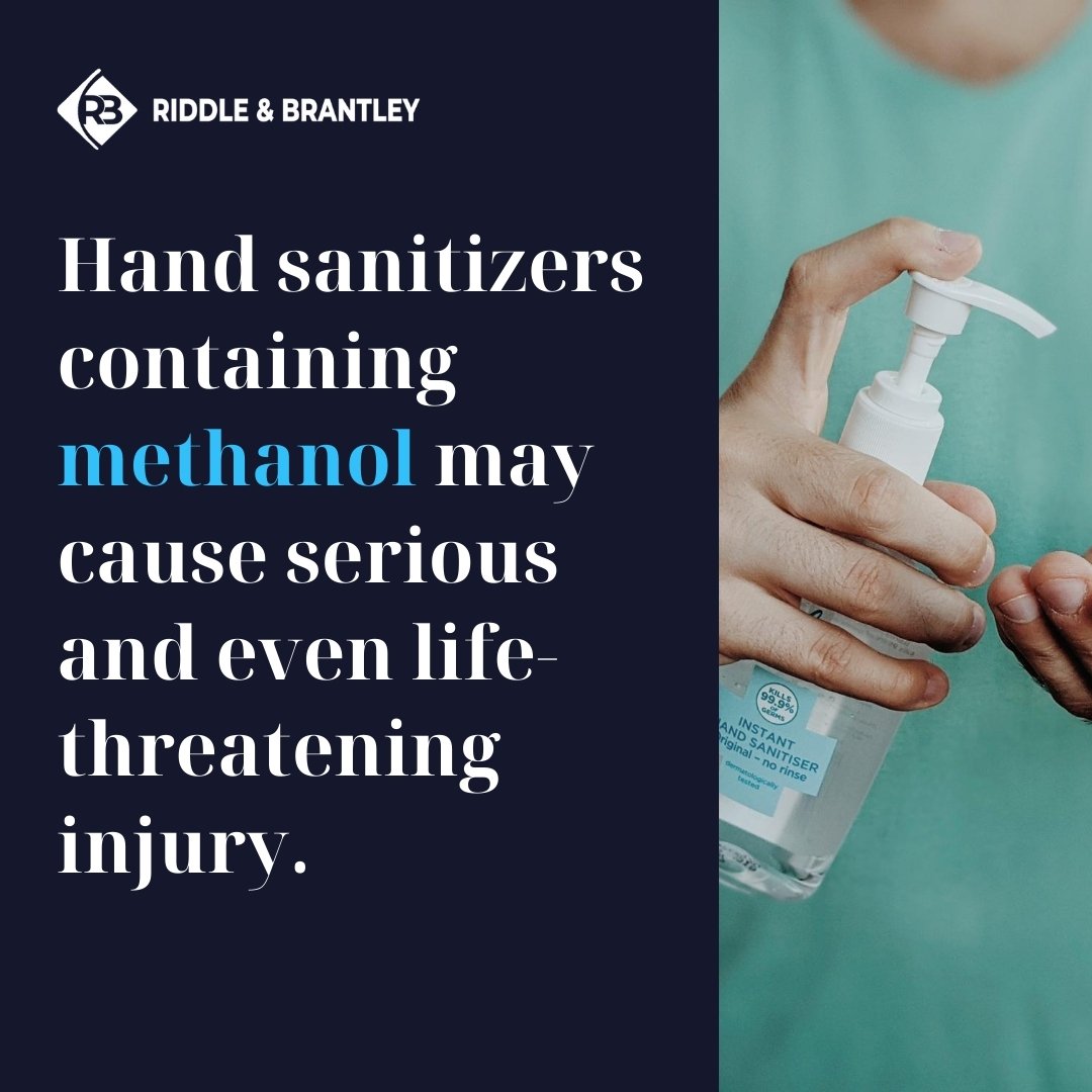 Is Hand Sanitizer Toxic - Methanol Danger - Riddle & Brantley