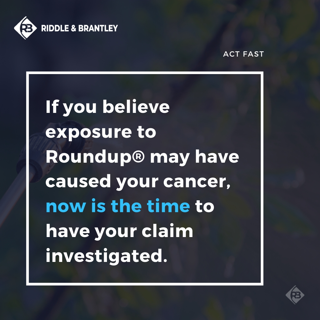Potential Roundup Compensation - Act Now