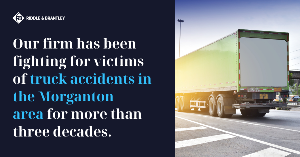 Abogados de accidentes de camiones al servicio de Morganton NC - Riddle &amp; Brantley