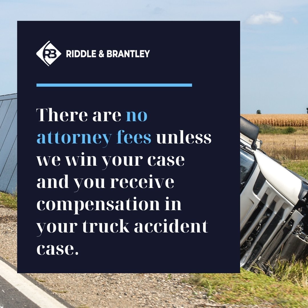 Abogado de accidente de camión asequible al servicio de Pinehurst - Riddle &amp; Brantley
