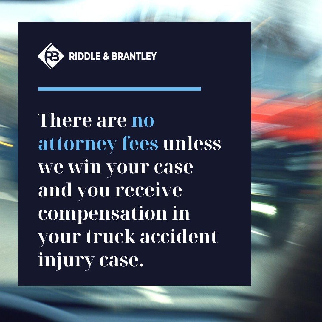 Abogados de accidentes de camiones asequibles al servicio de Elizabeth City NC - Riddle &amp; Brantley
