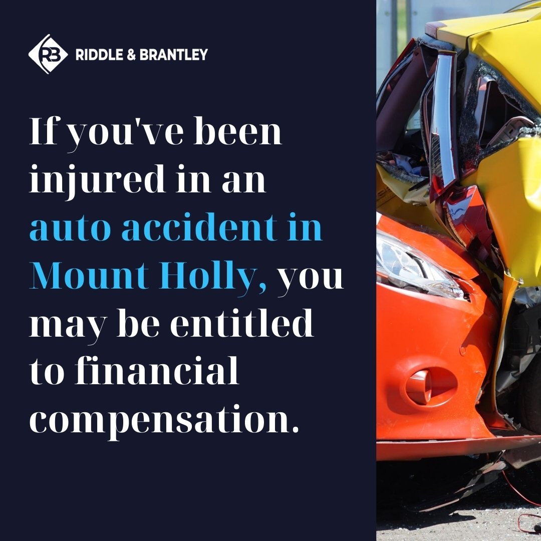 Abogado de lesiones por accidente de coche al servicio de Mount Holly - Riddle &amp; Brantley